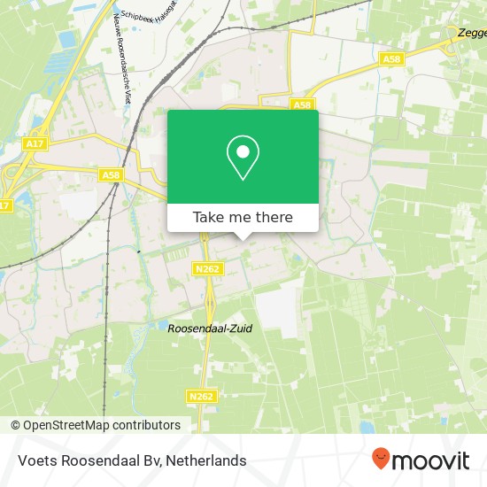 Voets Roosendaal Bv Karte