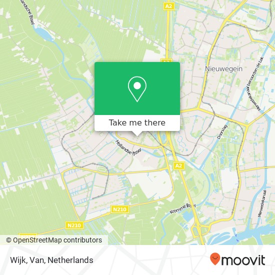 Wijk, Van map