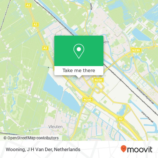 Wooning, J H Van Der map