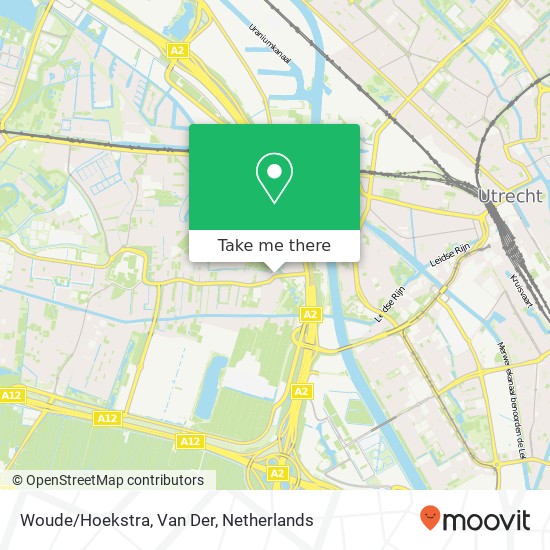 Woude/Hoekstra, Van Der map