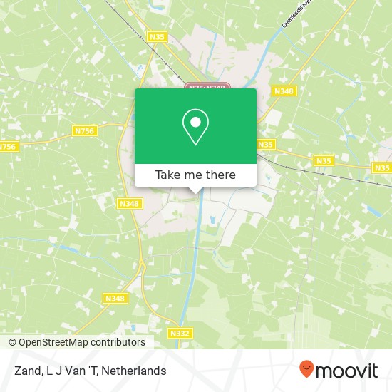 Zand, L J Van 'T map