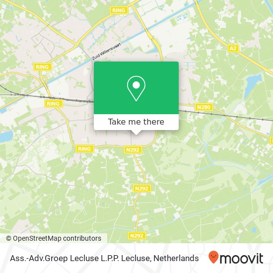 Ass.-Adv.Groep Lecluse L.P.P. Lecluse map