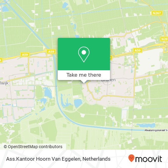 Ass.Kantoor Hoorn Van Eggelen map