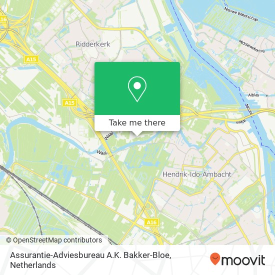 Assurantie-Adviesbureau A.K. Bakker-Bloe map