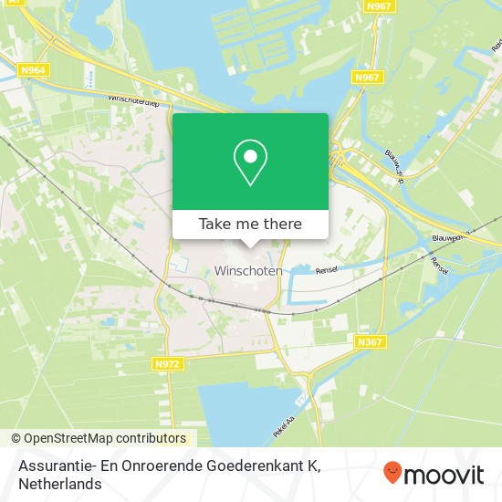 Assurantie- En Onroerende Goederenkant K map