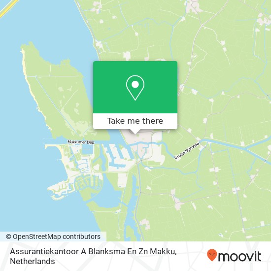 Assurantiekantoor A Blanksma En Zn Makku map