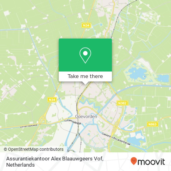 Assurantiekantoor Alex Blaauwgeers Vof map