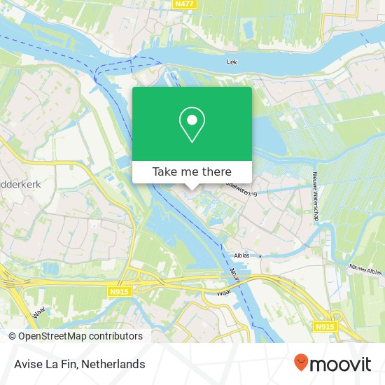 Avise La Fin map