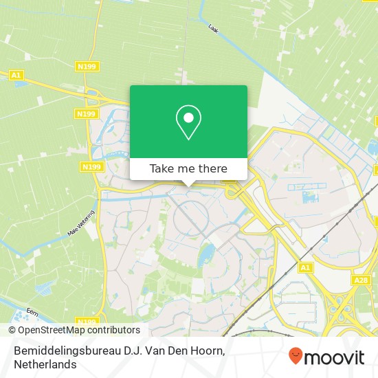 Bemiddelingsbureau D.J. Van Den Hoorn map