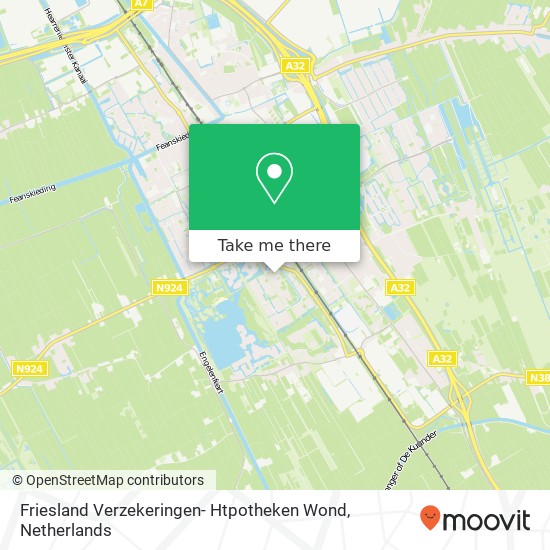 Friesland Verzekeringen- Htpotheken Wond map
