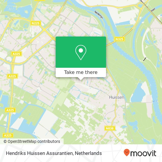 Hendriks Huissen Assurantien Karte