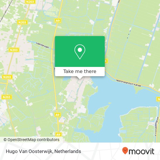 Hugo Van Oosterwijk map