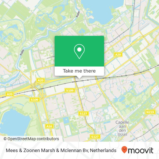 Mees & Zoonen Marsh & Mclennan Bv map