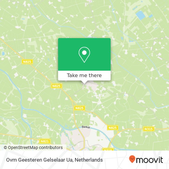 Ovm Geesteren Gelselaar Ua map