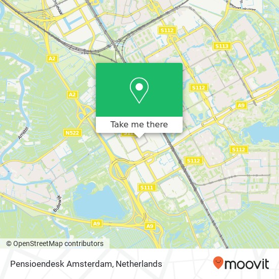 Pensioendesk Amsterdam map