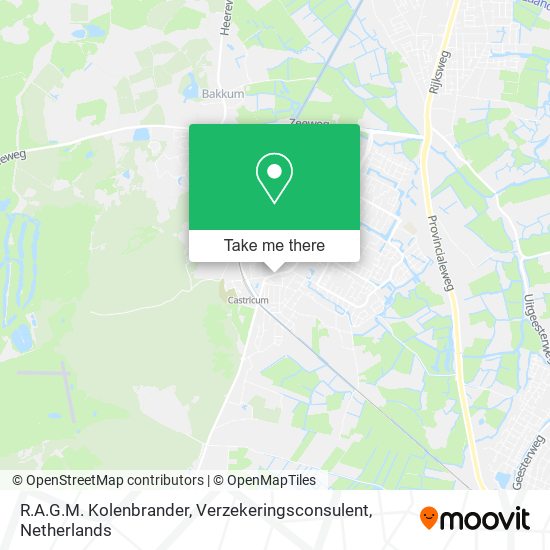 R.A.G.M. Kolenbrander, Verzekeringsconsulent map