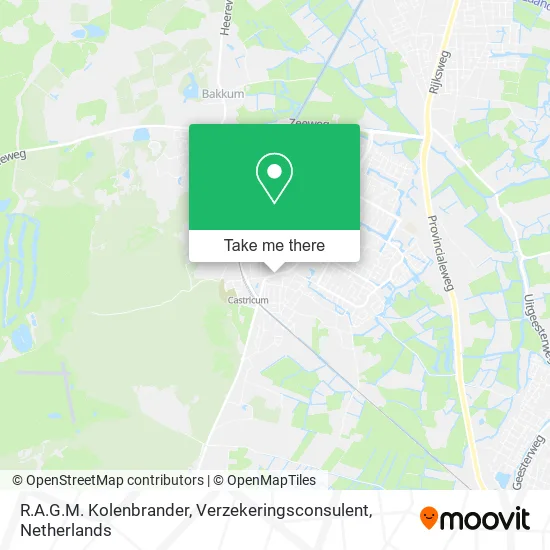 R.A.G.M. Kolenbrander, Verzekeringsconsulent map