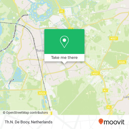 Th.N. De Booy map