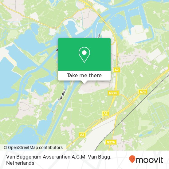 Van Buggenum Assurantien A.C.M. Van Bugg map