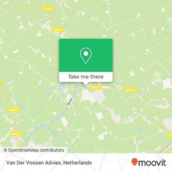 Van Der Vossen Advies map