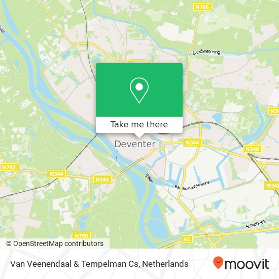 Van Veenendaal & Tempelman Cs Karte