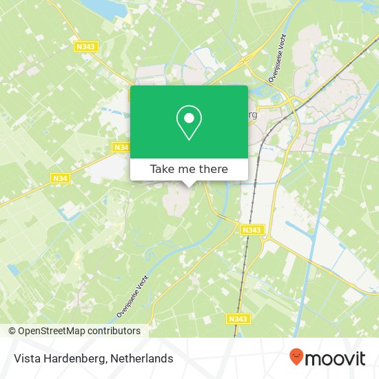 Vista Hardenberg map