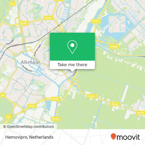 Hemovipro map