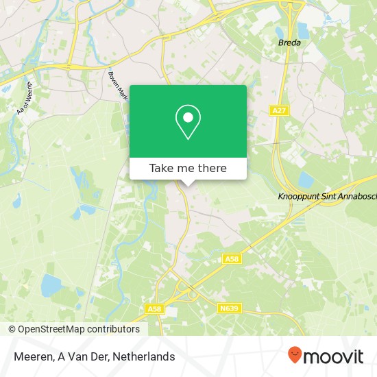 Meeren, A Van Der Karte