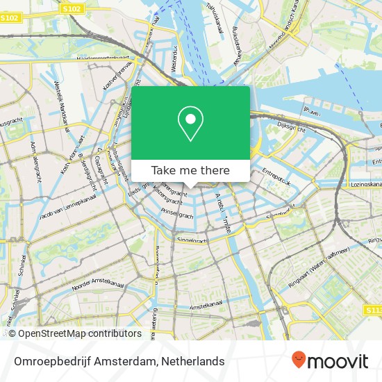 Omroepbedrijf Amsterdam Karte