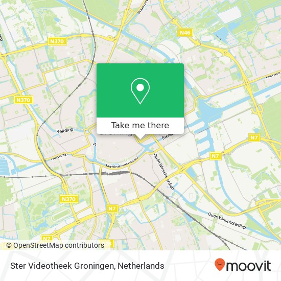 Ster Videotheek Groningen map