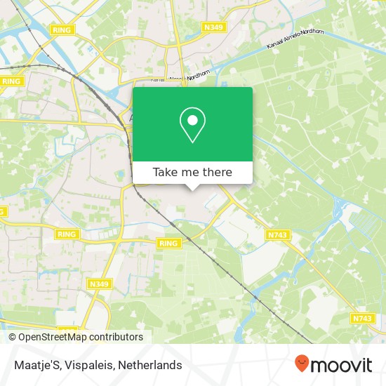 Maatje'S, Vispaleis map