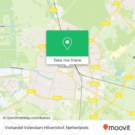 Vishandel Volendam Hilvertshof map