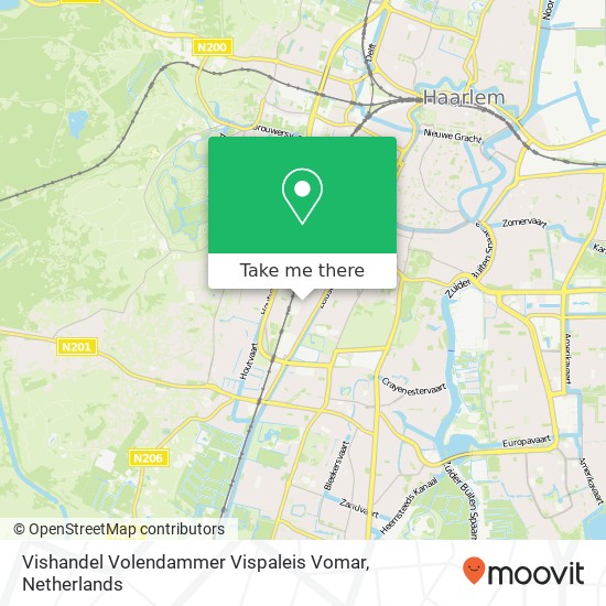 Vishandel Volendammer Vispaleis Vomar map