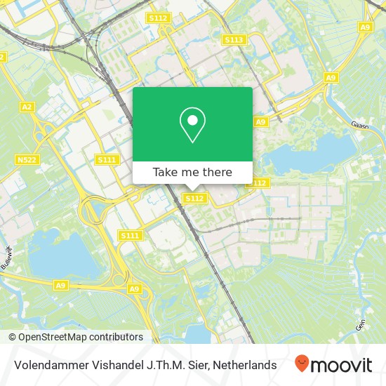 Volendammer Vishandel J.Th.M. Sier map