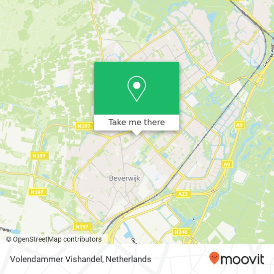 Volendammer Vishandel map