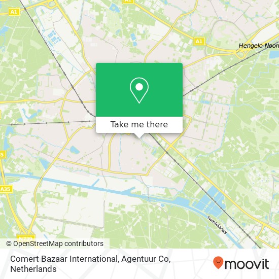 Comert Bazaar International, Agentuur Co map