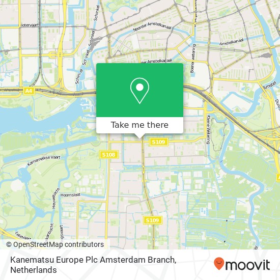 Kanematsu Europe Plc Amsterdam Branch map