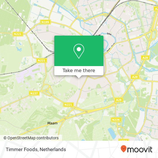 Timmer Foods map