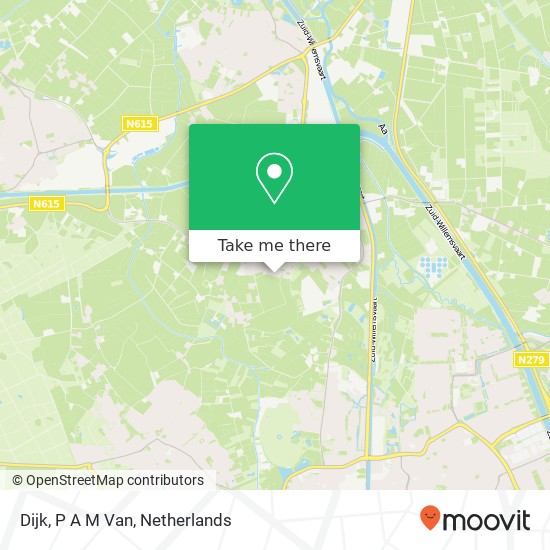 Dijk, P A M Van map