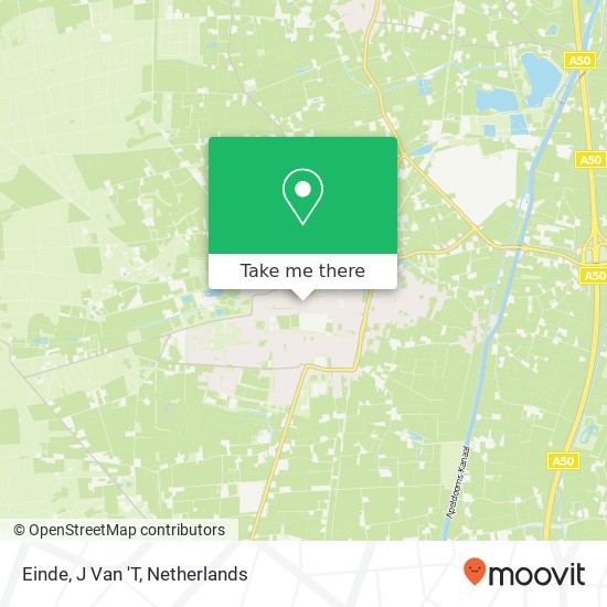 Einde, J Van 'T map