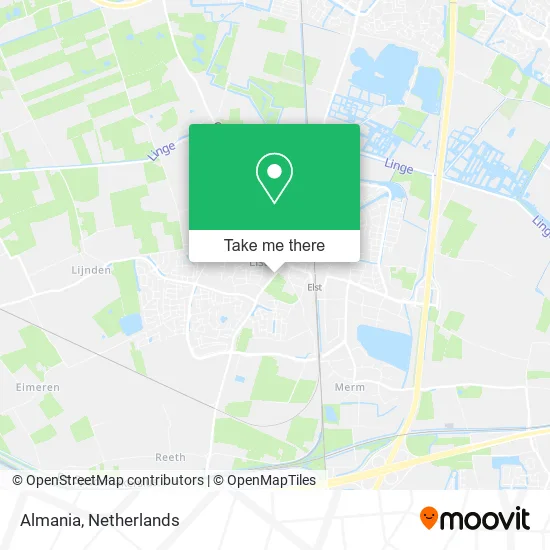 Almania map