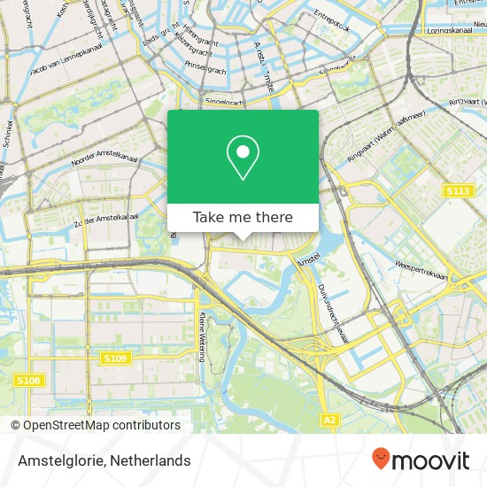 Amstelglorie map