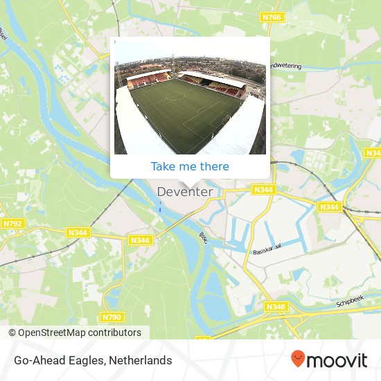 Go-Ahead Eagles map