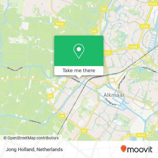 Jong Holland Karte