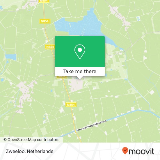 Zweeloo map