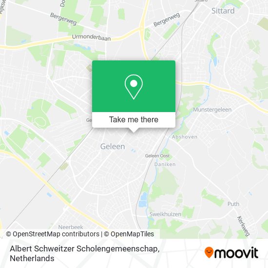 Albert Schweitzer Scholengemeenschap map