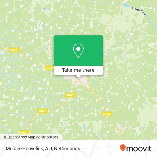 Mulder-Heuvelink, A J map