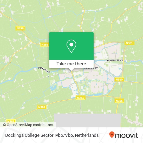 Dockinga College Sector Ivbo / Vbo map