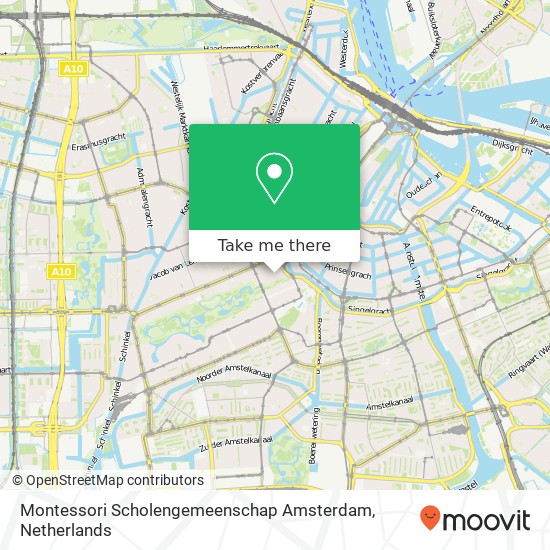 Montessori Scholengemeenschap Amsterdam map