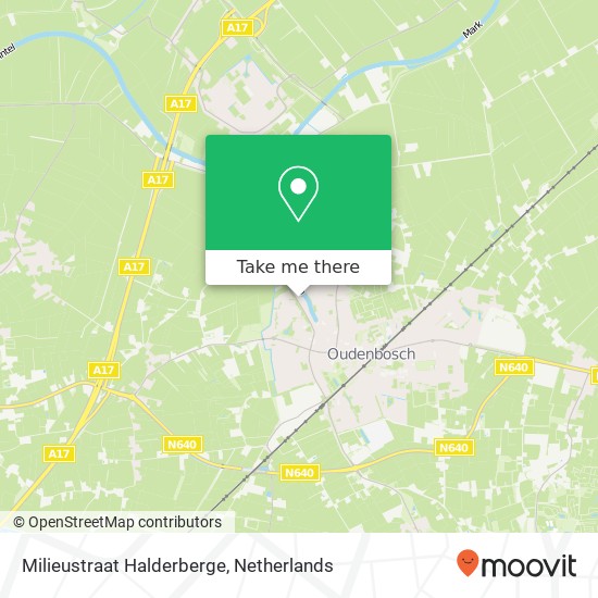 Milieustraat Halderberge Karte